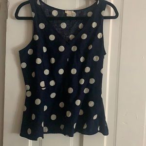 Polka dot blouse